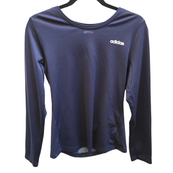 Adidas Enhanced Motion Long Sleeved Climalite Tee in Black and White - Size M - Picture 3 of 14